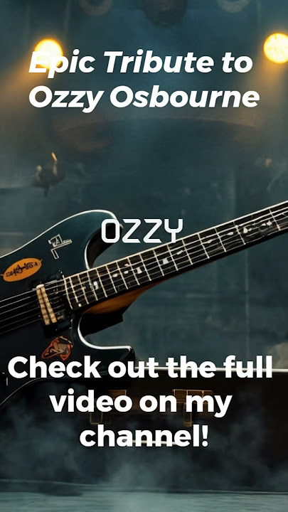 My Own Metal Riff Inspired by Ozzy Osbourne | No Copyright #Shorts