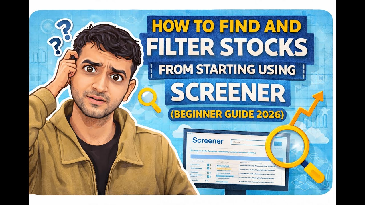 How to Find and Filter Stocks From Starting Using Screener (Beginner Guide 2026) Part 1