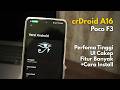 MANTEP NIH! - Review Custom ROM CrDroid 12.7 Official Android 16 Poco F3