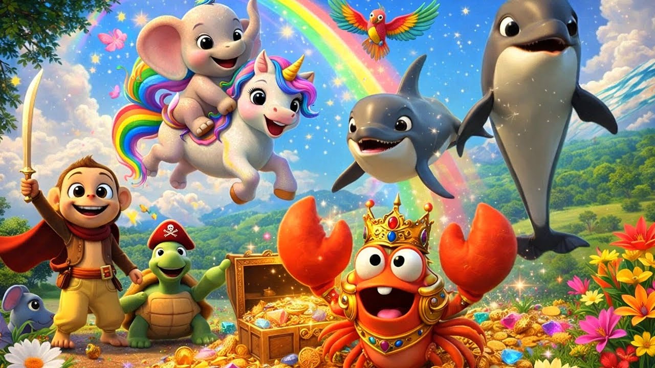 Octopus Dance Song 🐙 | Fun Ocean Rhyme for Kids | Kids Songs & Nursery Rhymes