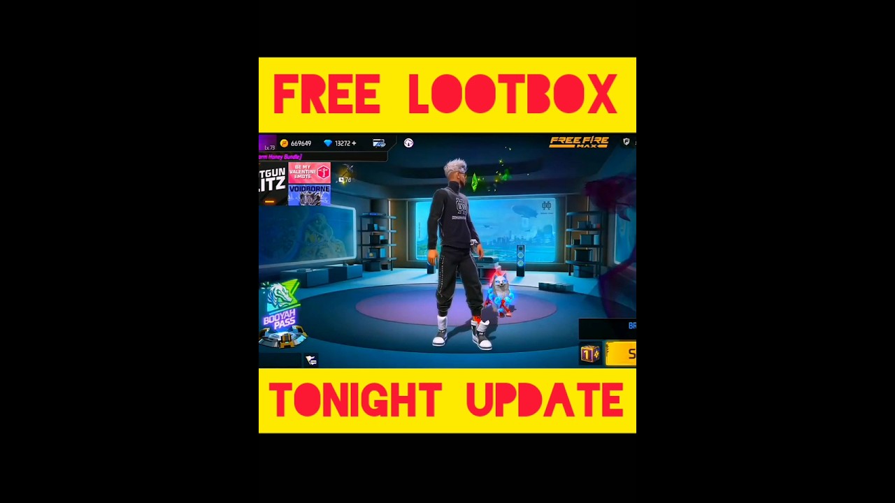 Free Lootbox😍 in free fire|Tonight update 