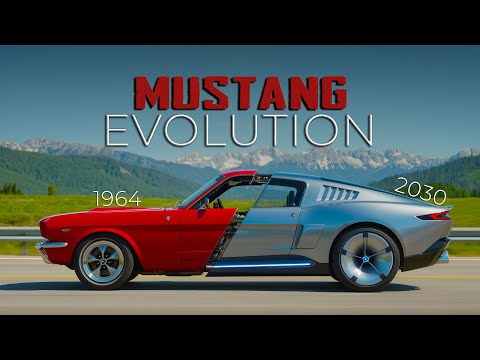Ford Mustang Car Evolution 1964 2030 The American Muscle Cars 