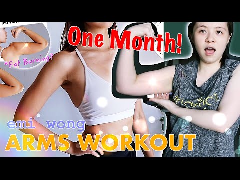 Do this to to get slim arms in 1 week #armday #beginnerworkout #workou, emi wong arm workout