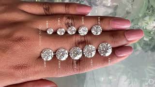 Igi Certified Round Cut Lab Grown Diamond