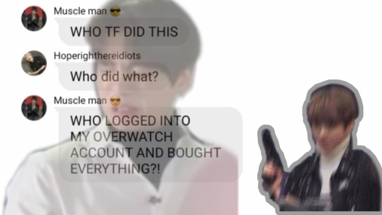 BTS Texts - Who Logged Onto Jungkook's Overwatch Account?