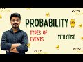 EVENTS| TYPES OF EVENTS| Probability | Class 11th| CBSE | 2025-26