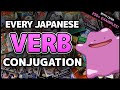 The complete japanese verb conjugation