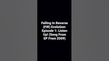 Falling In Reverse (FIR) Evolution: Episode 1: Listen Up! (Song From EP From 2009) #shorts