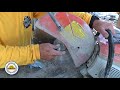 The Spec Show - Changing the blade on a cutoff saw (Kaliher)