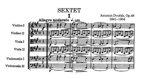 Antonín Dvořák - String Sextet in A Major, Op. 48
