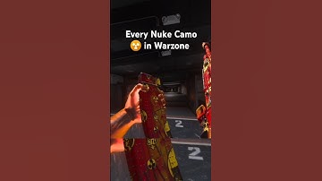 Every Nuke Camo☢️ in Warzone  #cod #gaming #fyp #fypシ゚viral #warzone #nuke #shorts #mw3