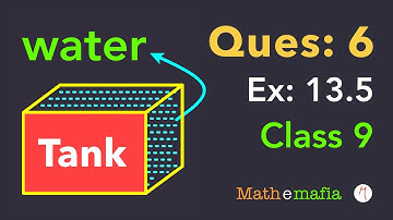 Class 9 | Chapter 13 | Exercise 13.5 Question 6 | Surface Areas and Volumes - Cuboid | NCERT Maths