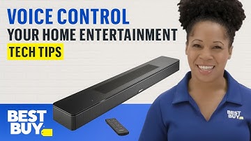 Voice Control Your Home Entertainment with the Bose Smart Soundbar 600 - Tech Tips from Best Buy