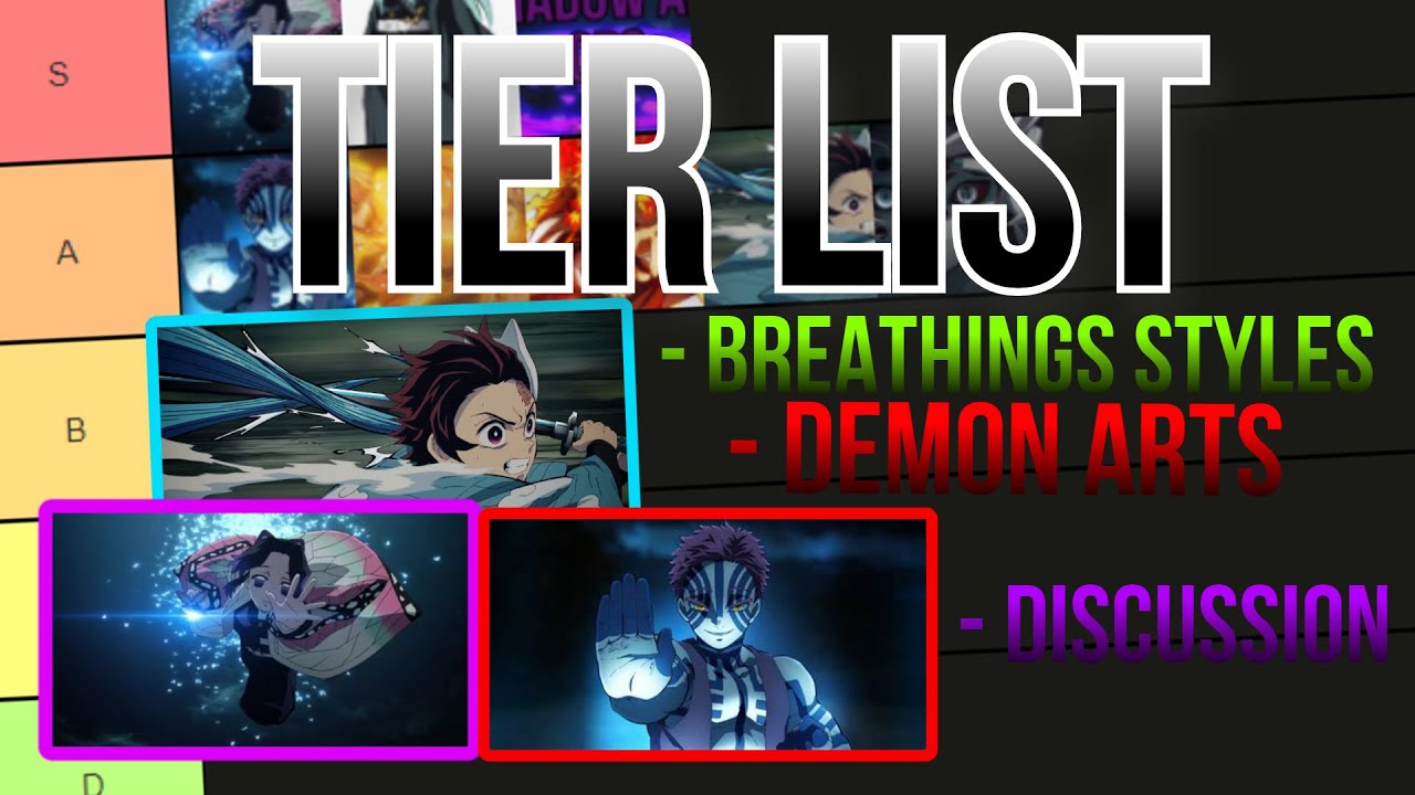 Demon Fall] *NEW* UPDATED best tier list! (All Breathing Styles and Demon  Arts) 