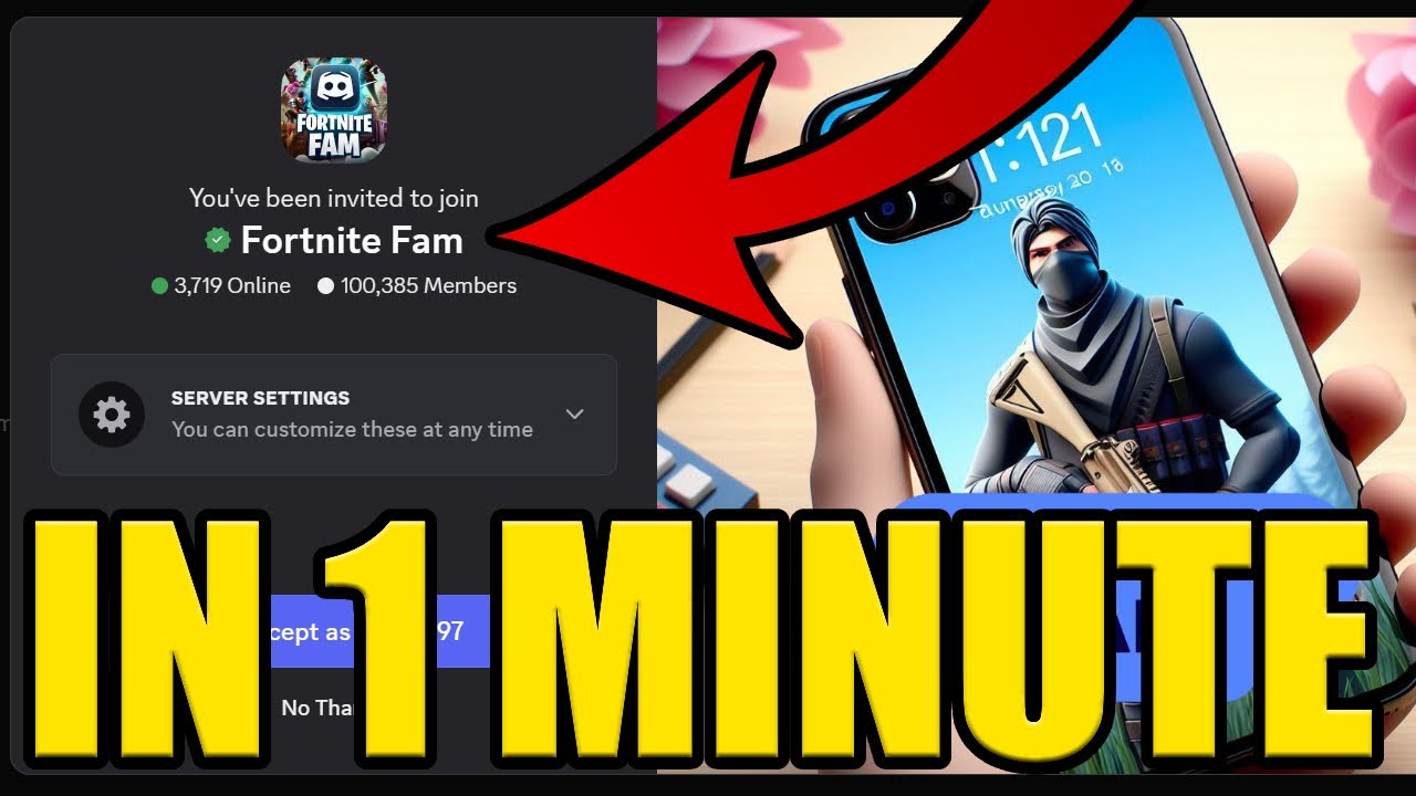 HOW to JOIN FORTNITE EVENTS DISCORD SERVER PC & MOBILE - YouTube