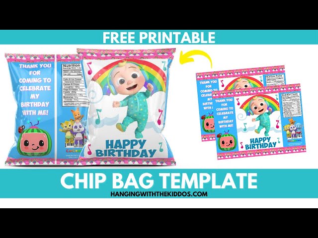 Chip Bags Template|Free Cocomelon Themed Birthday Party Printable|Custom Party Favors - YouTube chip-bags-template-free-cocomelon-themed-birthday-party-printable-custom-party-favors-youtube