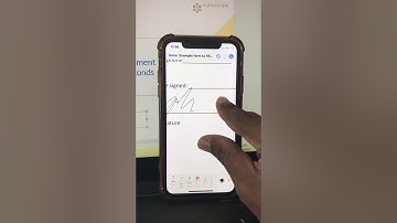 How to sign a pdf document on an Iphone in 10 seconds