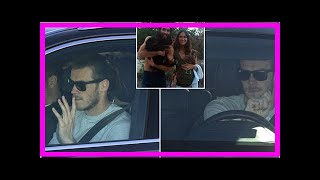 Real madrid star gareth bale arrives for training ashen-faced after he and fiancee emma rhys-jones