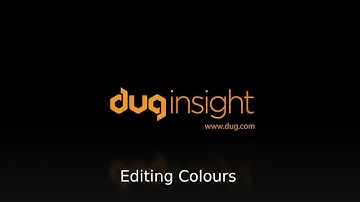 DUG Insight How-To: Editing Colours