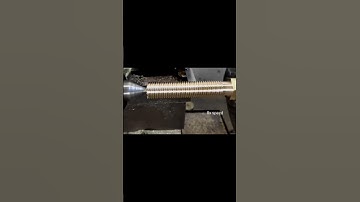 Two Way Thread On Nut And Boult In lathe Machine|#lathemachine #viralshort