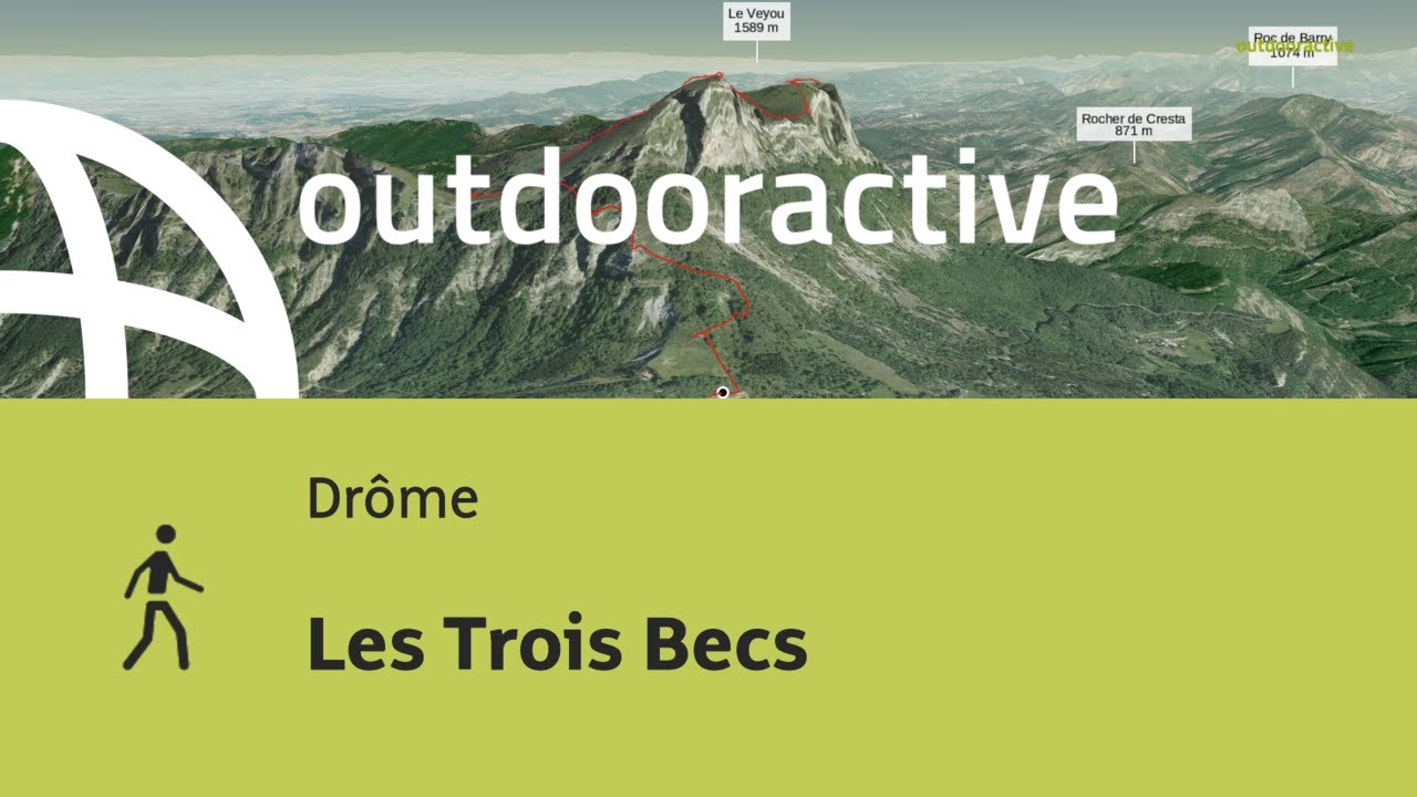 randonnée dans la Drôme: Les Trois Becs