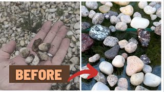 Harbor Freight Rock Tumbler Review - 31 Day Time Lapsed