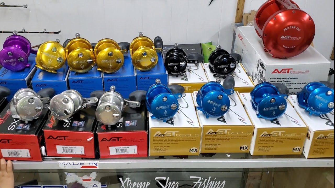 We got a big shipment of Avet Reels and what did we get in that you can  use. 