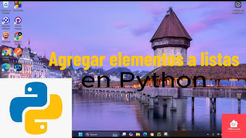 PYTHON: Agregar elementos a listas en Python #techno #technology #programming #programacion