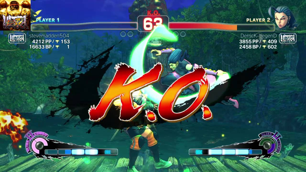 Stevemadden504 (Makoto) vs Derrick-legenD ( Rose)  USFIV PS4