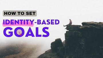 A GOAL setting system that keeps you GOING | Achieve more with identity-based goals