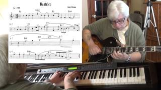 Beatrice - Jazz guitar & piano cover ( Sam Rivers ) Yvan Jacques chords