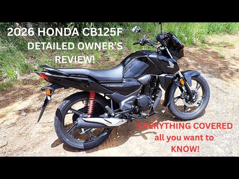 2026 Honda CB125F - My Good Honest Owner's Review! - YouTube