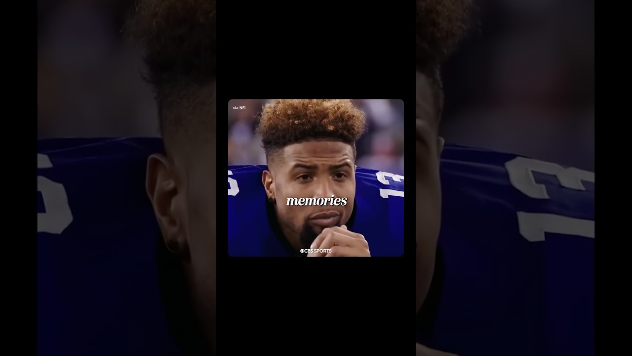 It’s a surreal feeling for OBJ being back in a Giants uniform #nfl  #newyorkgiants  #obj