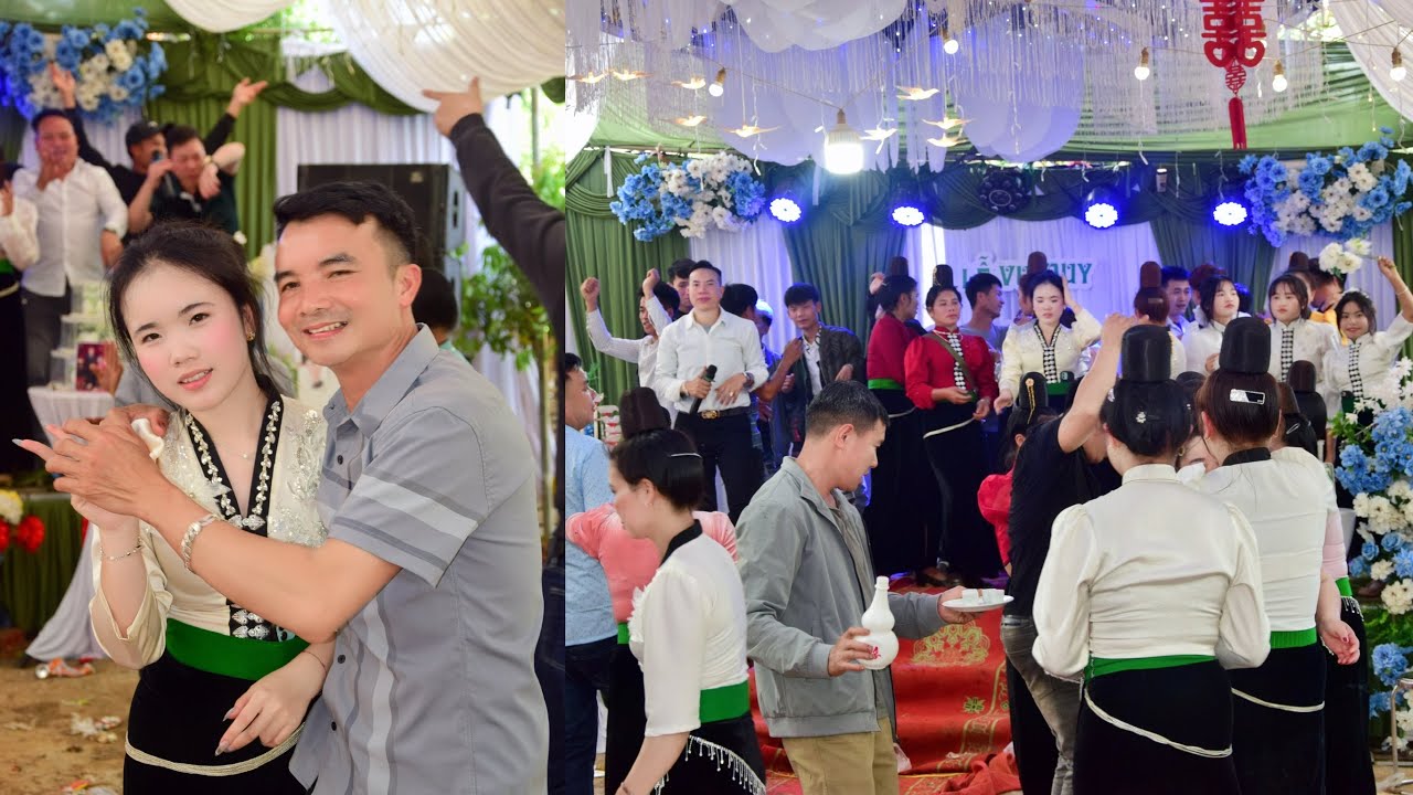 nhảy mừng lễ vu quy { Bích Ngân&Văn Sinh} bản nà kẹ chiềng mung 
