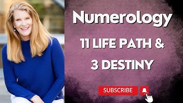 11/2 Life Path and 3 Destiny or Expression