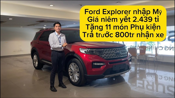 Ford explorer 2.3 ecoboost limited 2023 giá bao nhiêu