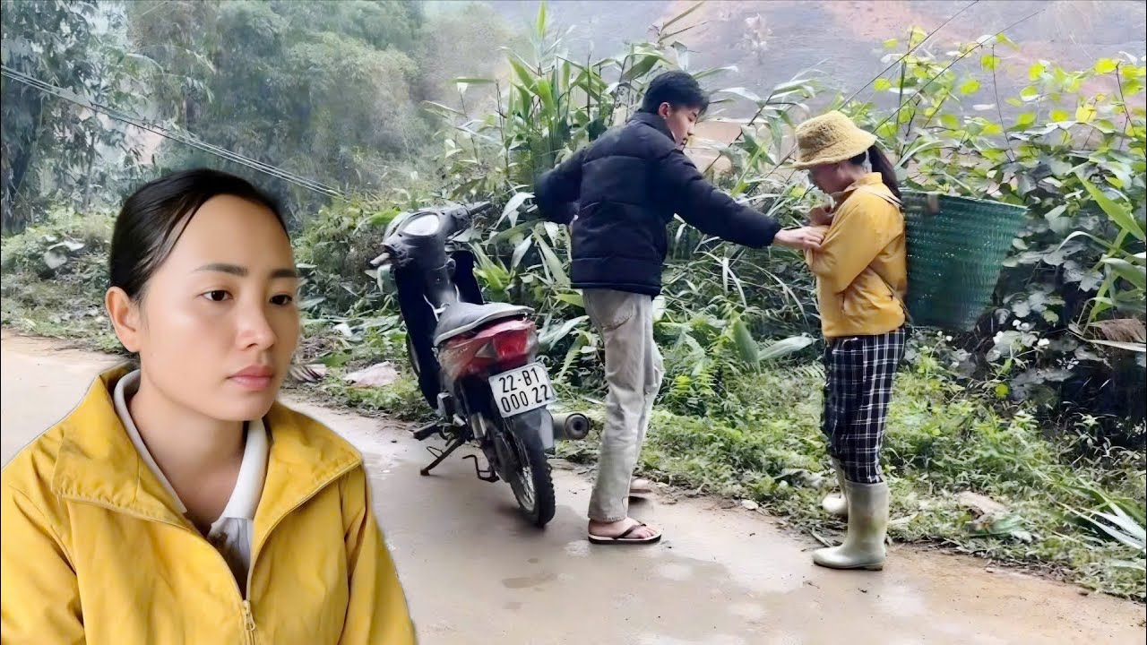 The girl is having trouble with the person who did something bad to her mother.