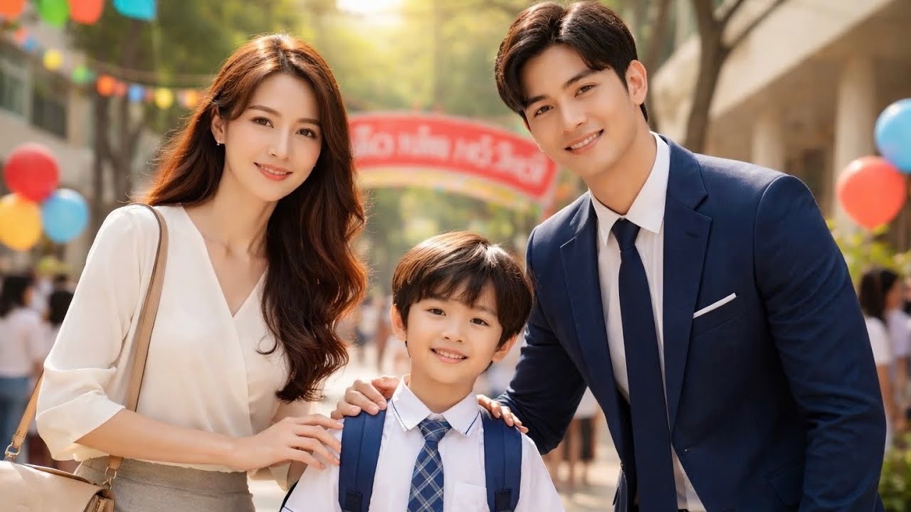 Đưa Con Đi Khai Giảng-Tôi Sửng Sốt Khi Thấy Người Tài Trợ Chính Cho Trường Lại Là Chồng Cũ Tỉ Phú