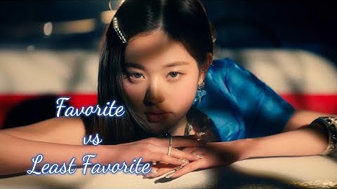 My favorite vs least favorite song from each kpop group