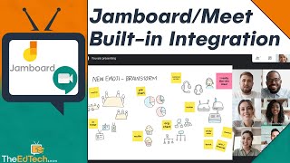 How To Use Jamboard In Google Meet Integration Tutorial