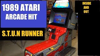 The Original Atari Stun Runner 1989 Arcade Machine- Inside And Out