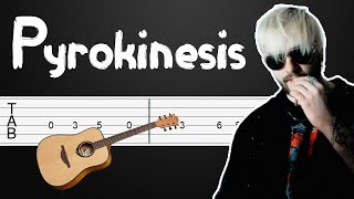 Pyrokinesis - Я приду к тебе с клубникой в декабре Как играть на гитаре (ТАБЫ)