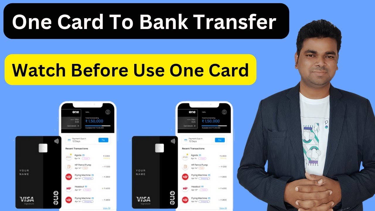 One Card To Bank Transfer | One Card Latest Update.