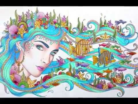Daydreams by Hanna Karlzon adult coloring book review video 