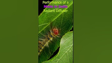 Performance of a Made in India Radiant Diffuser #shorts