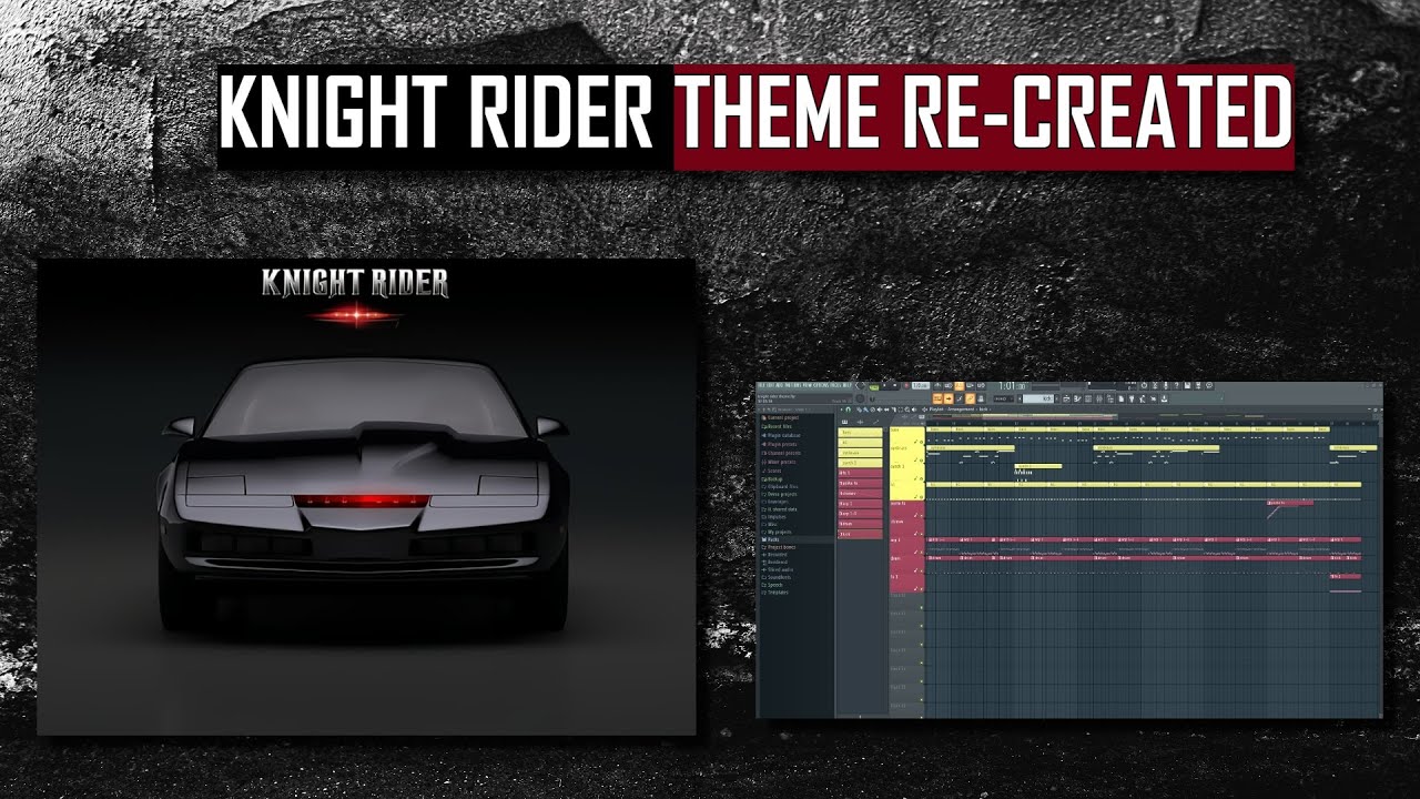 Knight Rider Dynamic Theme Knight Rider Theme Re-created - YouTube