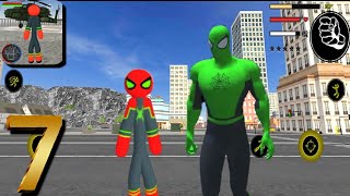 Stickman Spider Rope Hero 2 - Gangster Vegas City #7 Android Gameplay screenshot 3