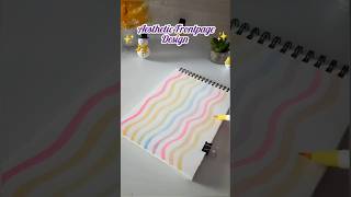 Aesthetic Arts Frontpage Design #shorts #viralshorts #frontpage #handmade #viral