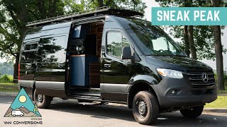 Van Life | Mercedes Sprinter | Custom Build Van Tour | Sneak Peek