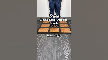 Salsa Basic Step On1 For Leads - Back Angle
